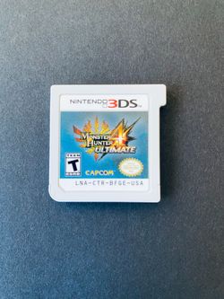 Monster Hunter 4 Ultimate Nintendo 3ds Game