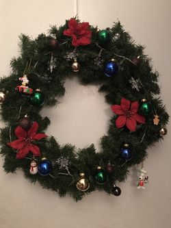 Christmas decorations for door