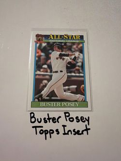 Buster Posey San Francisco Giants All-Star Catcher Topps Short Print Insert Card.