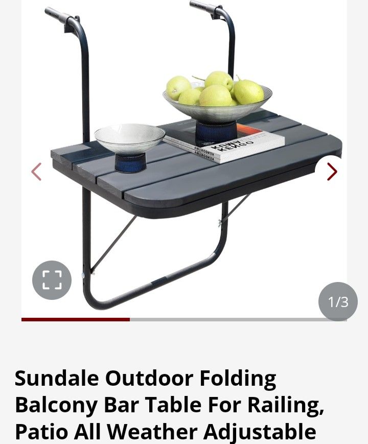 Foldable Balcony Patio Table