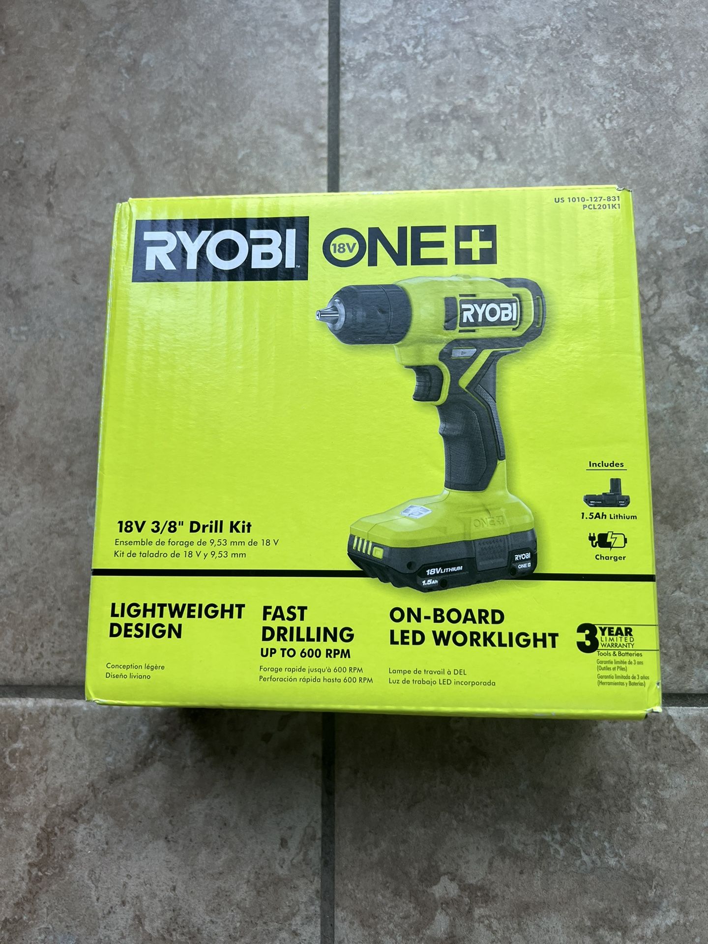 Ryobi Drill Kit 