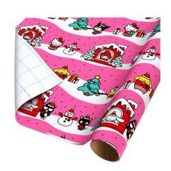 Pink hello Kitty Christmas, wrapping paper