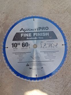 Avanti Pro Fine Finish 10"60 teeth Saw blade