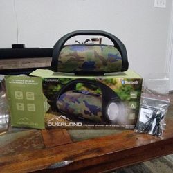 Brand New Bluetooth Cylinder Speaker Flash Light 