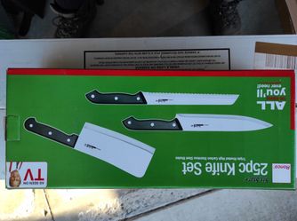25 Pieces Knife Set