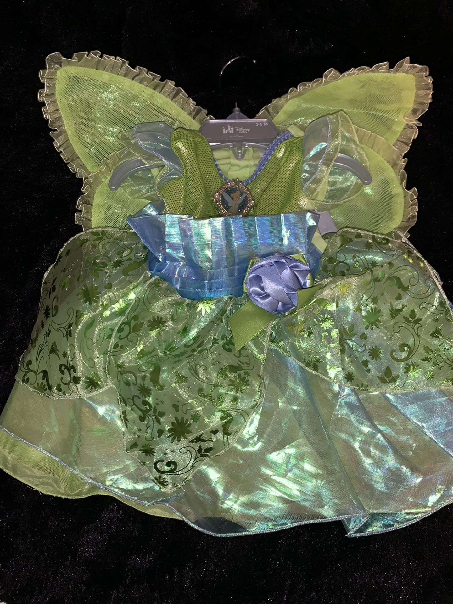 Tinkerbell baby costume dress 3/6 Months 