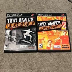 Tony Hawk's Underground 1 2 Sony PlayStation PS2 Complete CIB w/ Manuals