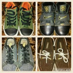 Boys shoes/$5 each or $15 for all (see description for sizes)