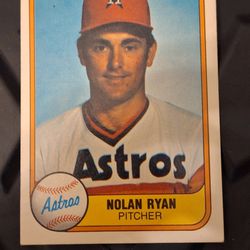 1981 Fleer Baseball Card #57 Nolan Ryan
