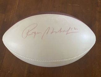 Roger Staubach autographed Football