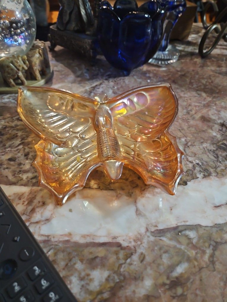 Depression Glass Butterfly