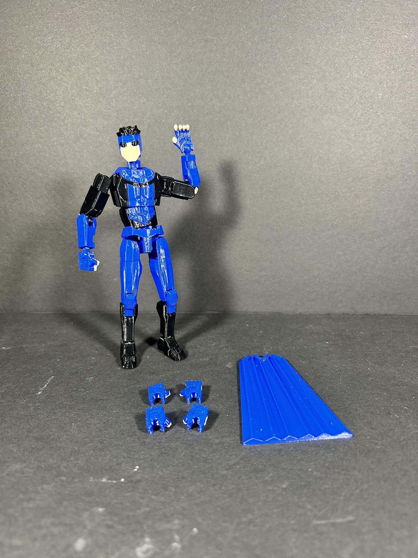 Invincible T13 Action Figure Blue And Black Suit