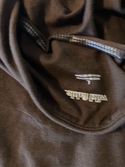 Brown dress with buttons