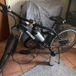 Electric Bike With Extra Wheel And Battery 