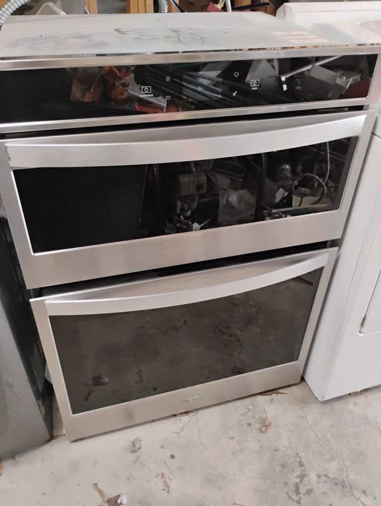 Stainless Whirlpool Smart Microwave Double Oven