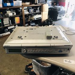 Vintage Sony ICF-CD543-RM Kitchen CD, Radio, Clock All In One Unit With Original Remote Control and Manual- Excellent Condition