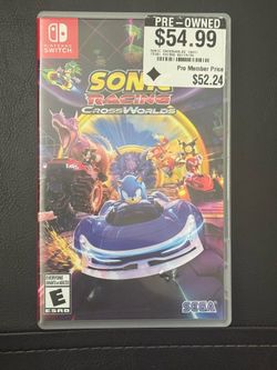 Nintendo Switch Sonic Racing Cross Worlds
