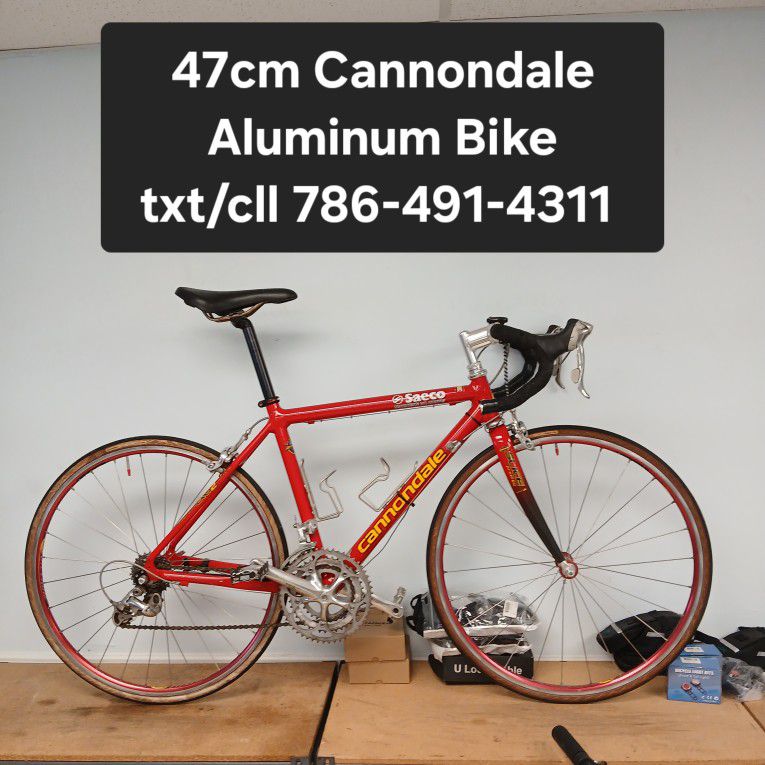 47cm Aluminum Bike Cannondale 