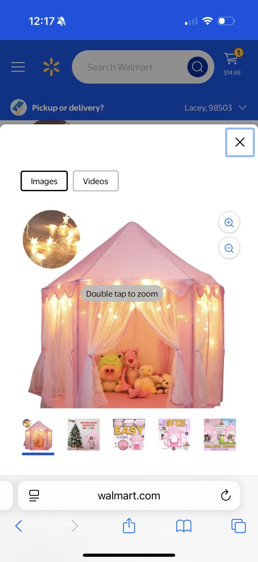 Princess Pop Up Castle