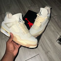 Jordan 4s Off White Sail