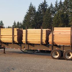 round fence posts 
