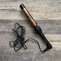 Hot Tools Professional Rose Gold 1 1/4 Inch Digital Flipperless Curling Wand