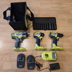 Ryobi 18v Power Tools Drill Impact Driver Wrench