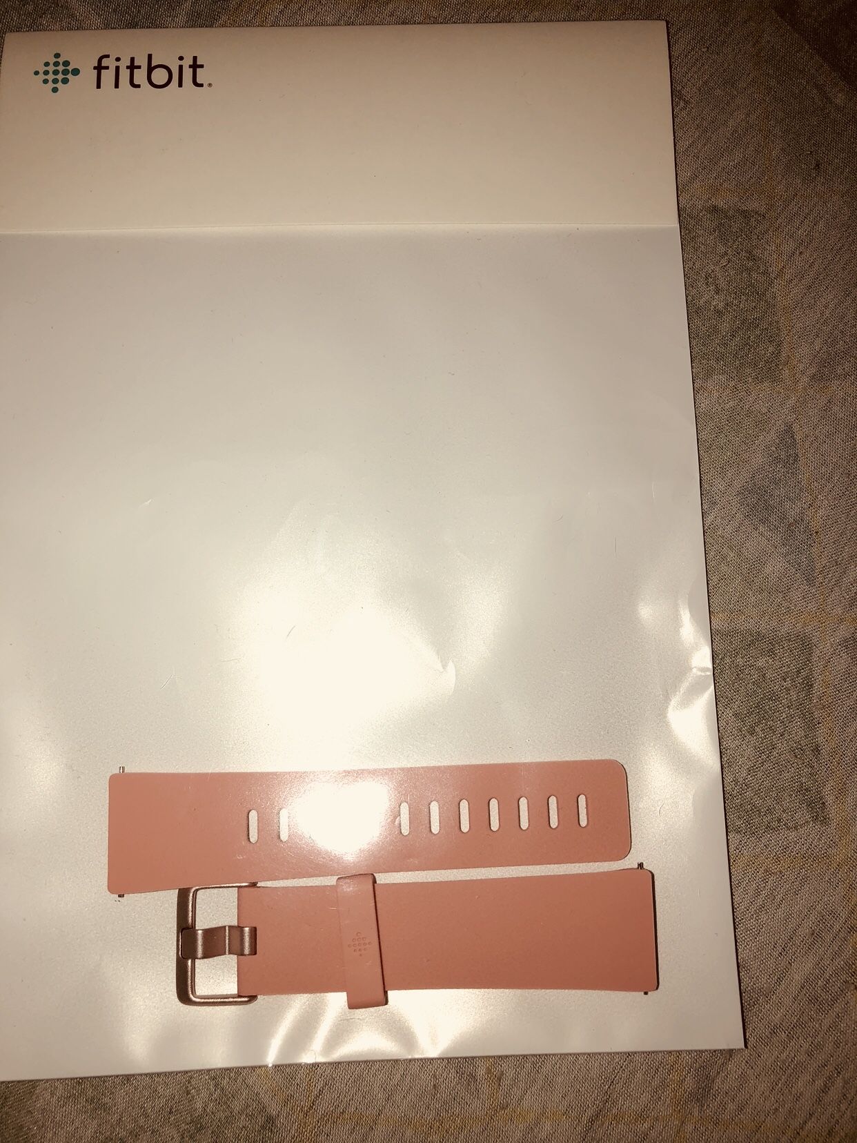 Fitbit Versa Accessory “Peach” Band **BRAND NEW** Size Small