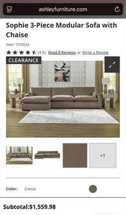 3-Piece Sectional Couch