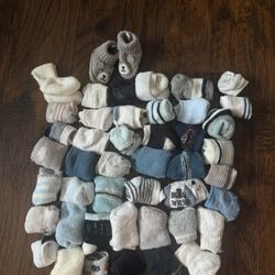 46 Pairs Of Baby Socks For $15
