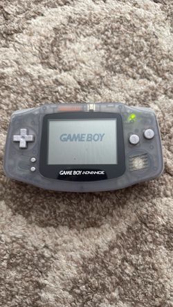 Nintendo gameboy advance console clear purple
