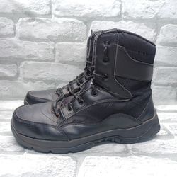 Interceptor Black ASTM Combat Tactical Steel Toe Safety Boots Men's Size 10
