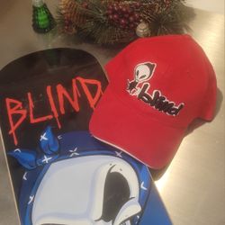 🎄 THE GRAIL Of Vintage BLIND Skateboard hats NEW Fits Everybody 7 to 7 3/4 NOS Y2K 🎁