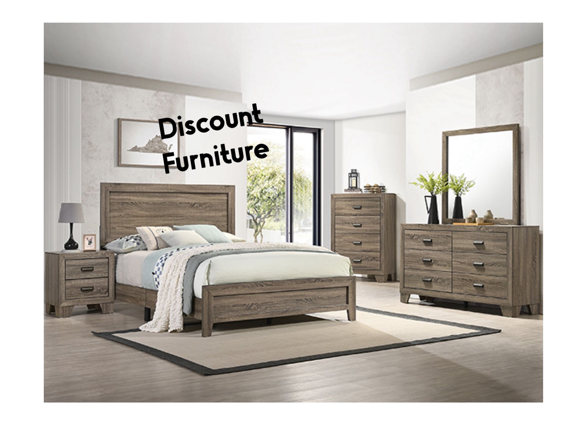 King Size 5 Pc Bedroom Set