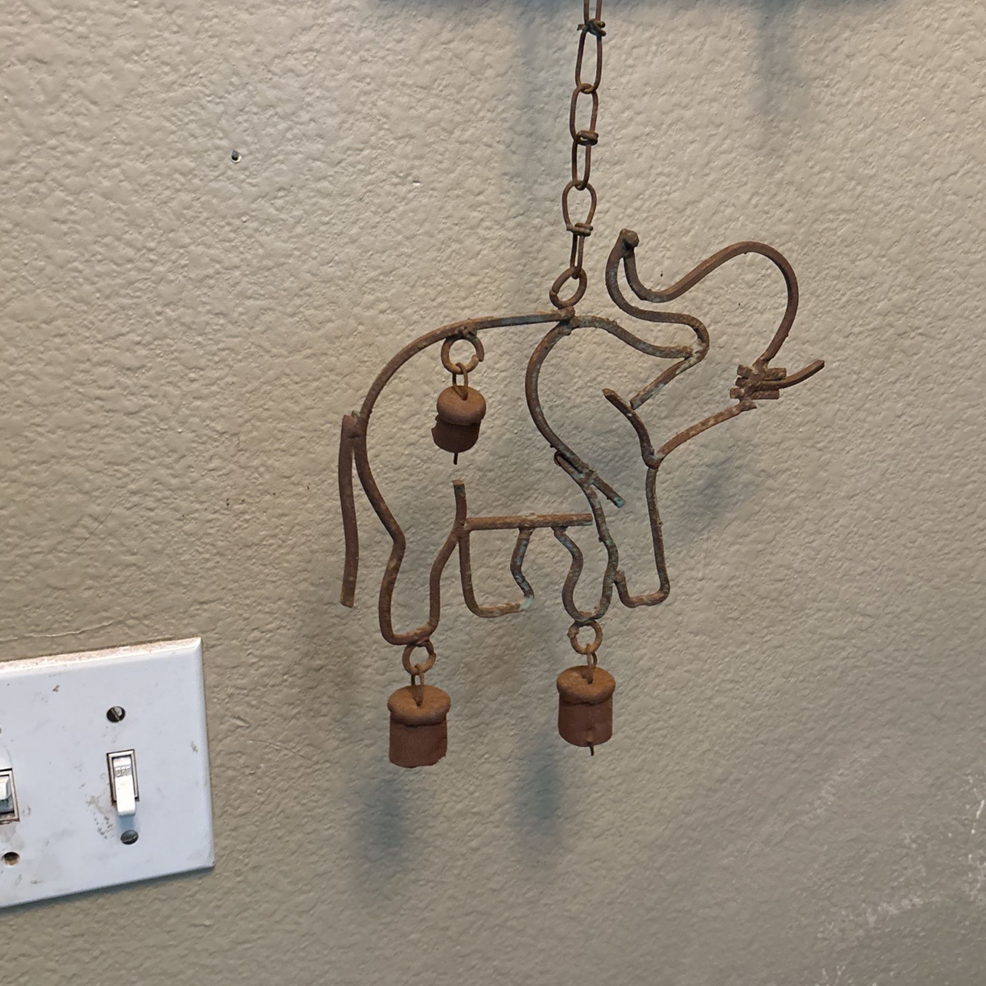 Very old Adorable Antique Wind Chime Elephant