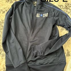 Girls Converse Jacket Navy Blue Size 12-13 Year Old 