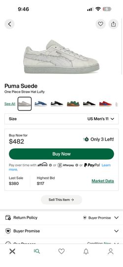 Luffy Gear 5 limited edition puma Shoes