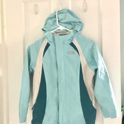 North Face Kid Rain Jacket w/Hood & Fleece