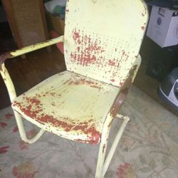 Gorgeous Cast Iron Antique Chair