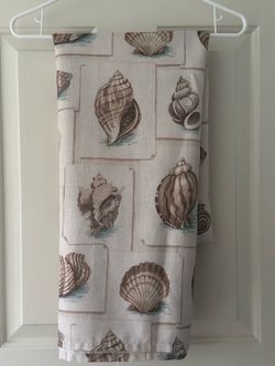 Seashells shower curtain