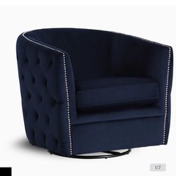 Blue Swivel Chairs 