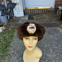 Beautiful vintage fur, Tasmanian devil hat