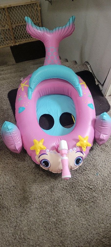 Brand New Pool Float With Baby Mat