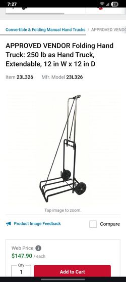 Folding hand truck dolly