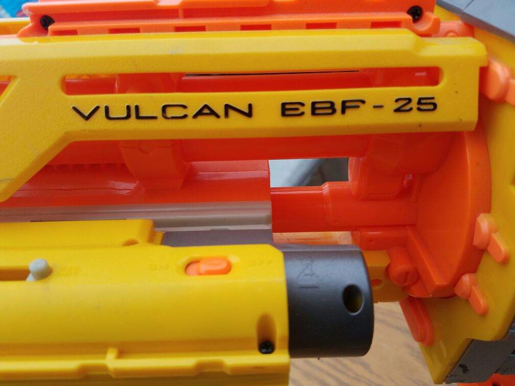 Pre Owned Nerf N Strike Vulcan EBF-25 Dart Bladter. No Darts Incl. Works  Well