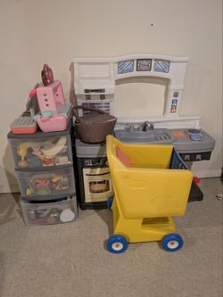 Kids full kitchen set