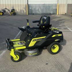 Ryobi 30” 80v Zero Turn 