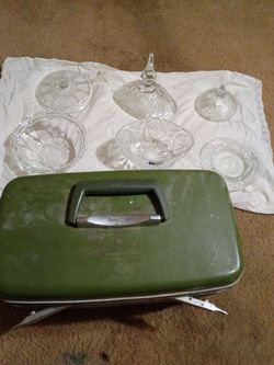 Vintage Samsonite Green Hard Case Luggage