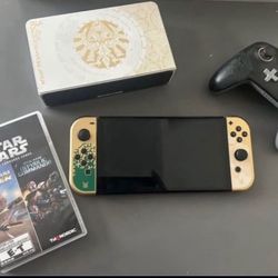 Nintendo Switch Oled Zelda Edition 