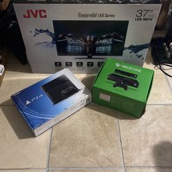 PS4, Xbox One and 37” LED HDTV 